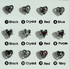 [Surgical] Simple Cubic Butterfly (4 Types) 16G/14G Body Piercing Collection Back Piercing Cartilage Piercing 