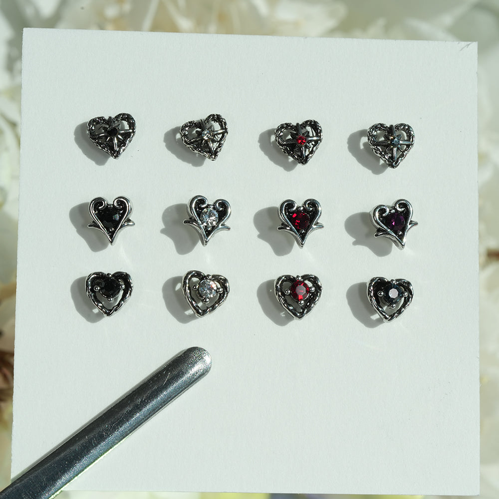 [Surgical] Simple Cubic Butterfly (4 Types) 16G/14G Body Piercing Collection Back Piercing Cartilage Piercing 