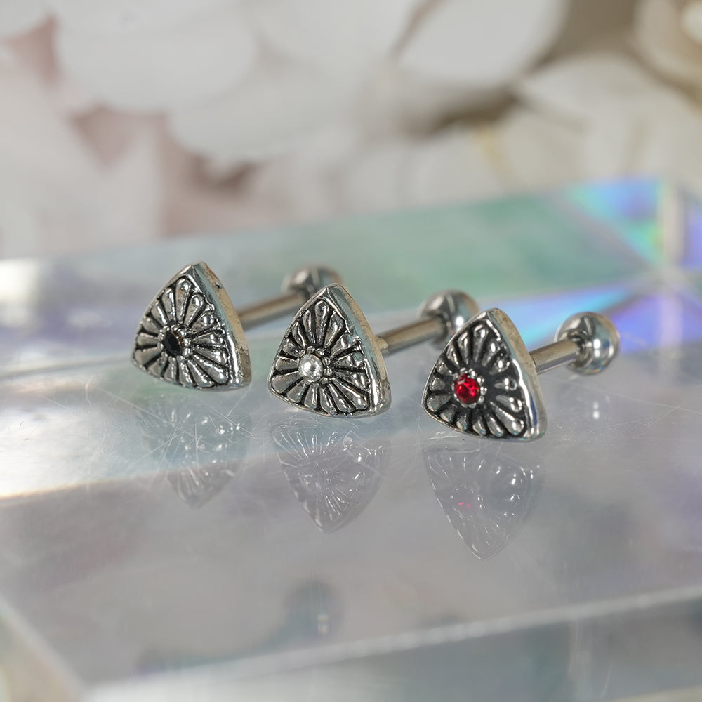 第2弾 [サージカル]アンティークキュービックポイントピアス (12Type) 16G コレクション 軟骨ピアス