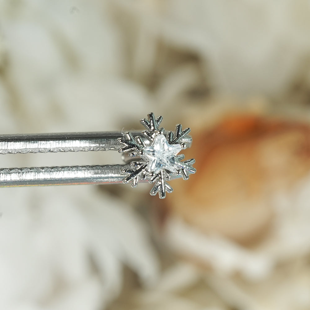 [Surgical] Simple Cubic Butterfly (4 Types) 16G/14G Body Piercing Collection เจาะหลัง เจาะกระดูกอ่อน 
