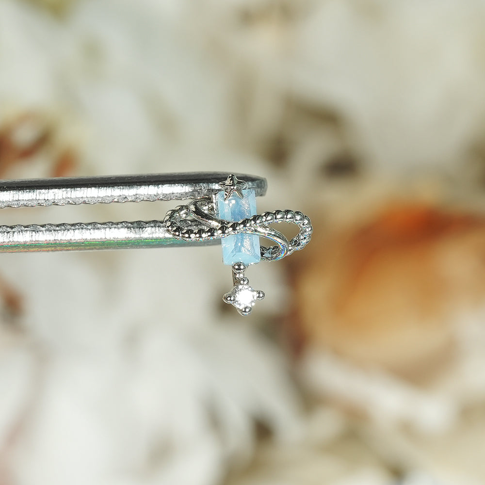 [Surgical] Simple Cubic Butterfly (4 Types) 16G/14G Body Piercing Collection เจาะหลัง เจาะกระดูกอ่อน 
