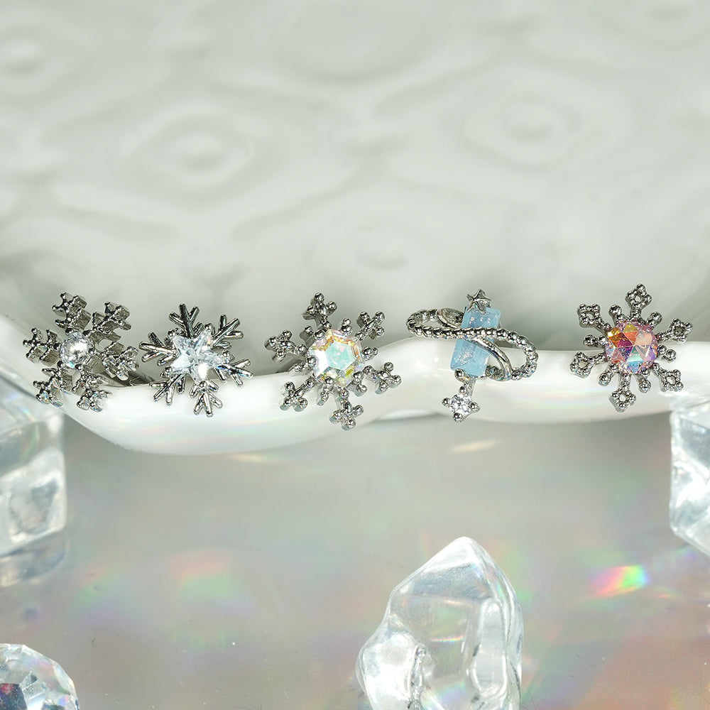 [Surgical] Simple Cubic Butterfly (4 Types) 16G/14G Body Piercing Collection เจาะหลัง เจาะกระดูกอ่อน 