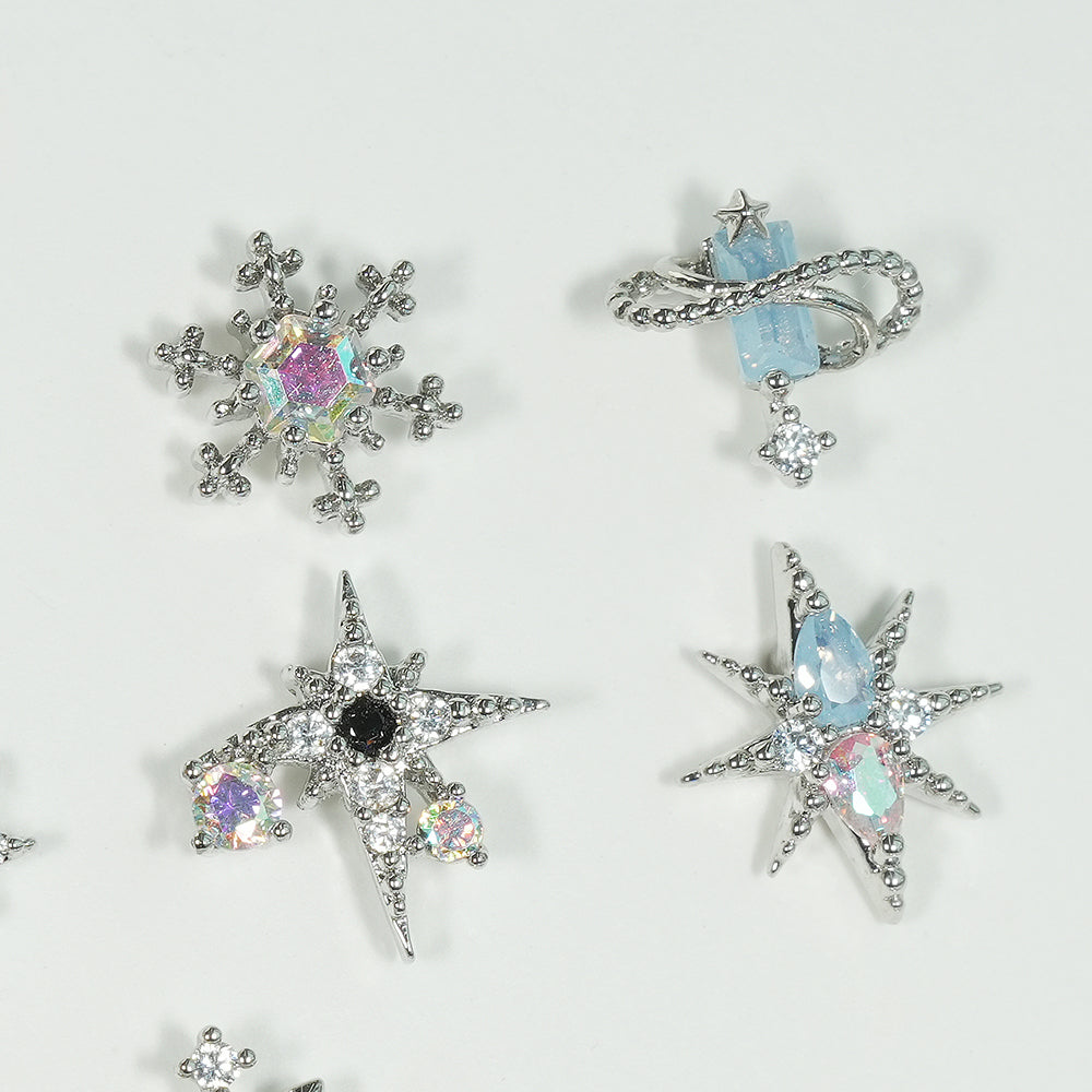 [Surgical] Simple Cubic Butterfly (4 Types) 16G/14G Body Piercing Collection เจาะหลัง เจาะกระดูกอ่อน 