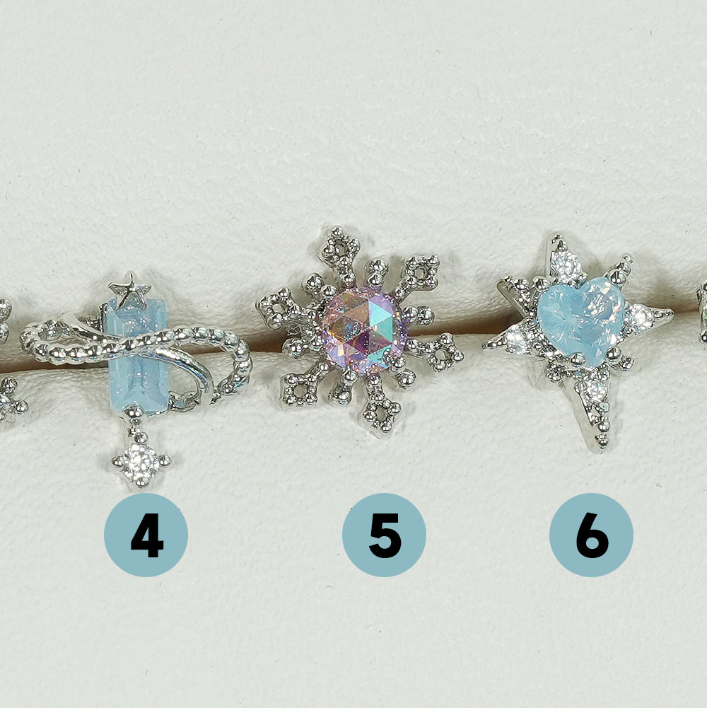 [Surgical] Simple Cubic Butterfly (4 Types) 16G/14G Body Piercing Collection เจาะหลัง เจาะกระดูกอ่อน 