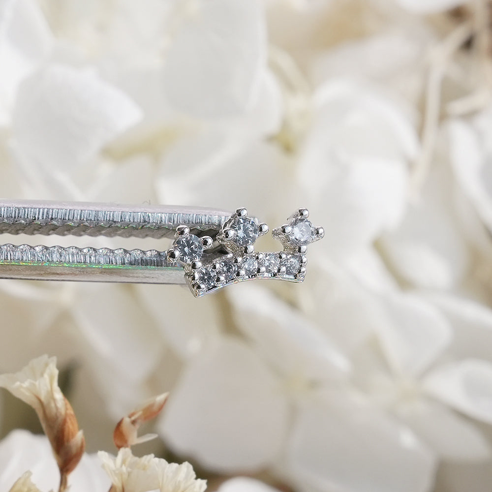 [Surgical] Simple Cubic Butterfly (4 Types) 16G/14G Body Piercing Collection Back Piercing Cartilage Piercing 