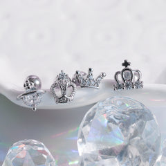 [Surgical] Simple Cubic Butterfly (4 Types) 16G/14G Body Piercing Collection Back Piercing Cartilage Piercing 