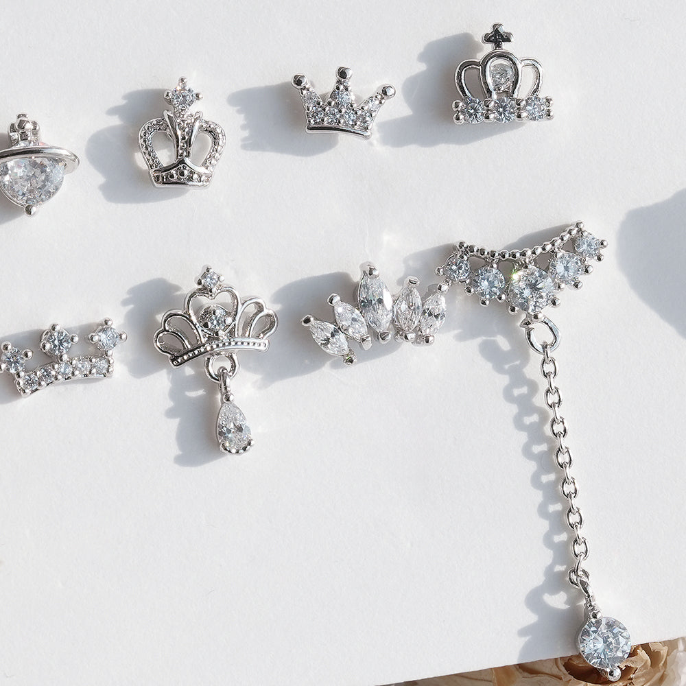 [Surgical] Simple Cubic Butterfly (4 Types) 16G/14G Body Piercing Collection Back Piercing Cartilage Piercing 