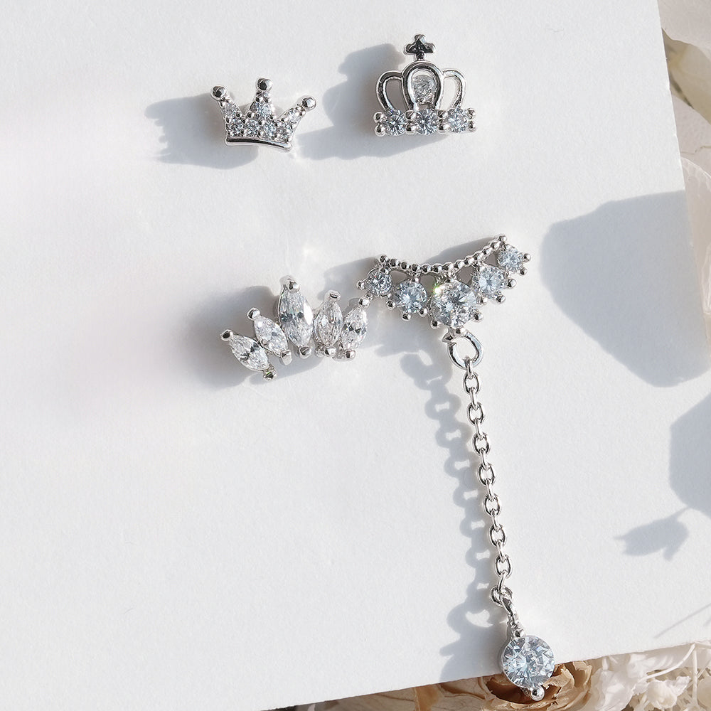 [Surgical] Simple Cubic Butterfly (4 Types) 16G/14G Body Piercing Collection Back Piercing Cartilage Piercing 