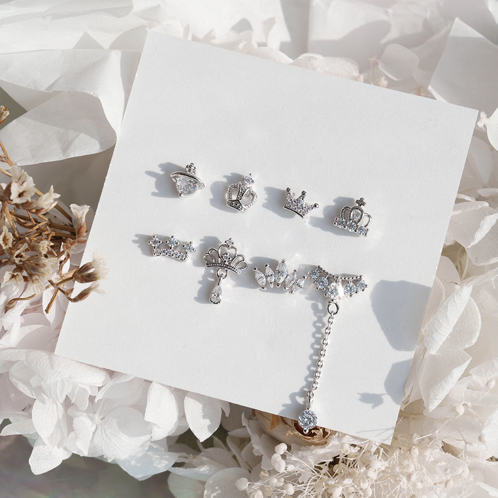 [Surgical] Simple Cubic Butterfly (4 Types) 16G/14G Body Piercing Collection Back Piercing Cartilage Piercing 