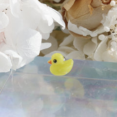 [サージカル]イエロー ベビー ダック ピアス 16G ボディピアス アヒル モチーフ