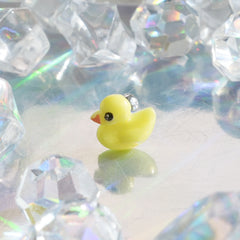 [サージカル]イエロー ベビー ダック ピアス 16G ボディピアス アヒル モチーフ