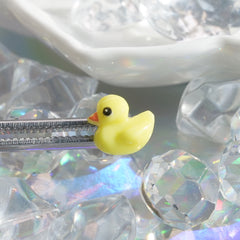 [サージカル]イエロー ベビー ダック ピアス 16G ボディピアス アヒル モチーフ