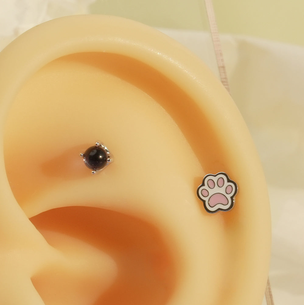 [Surgical] Simple Cubic Butterfly (4 Types) 16G/14G Body Piercing Collection เจาะหลัง เจาะกระดูกอ่อน 