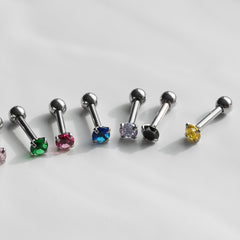 [Surgical] Simple Cubic Butterfly (4 Types) 16G/14G Body Piercing Collection Back Piercing Cartilage Piercing 