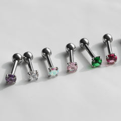 [Surgical] Simple Cubic Butterfly (4 Types) 16G/14G Body Piercing Collection Back Piercing Cartilage Piercing 