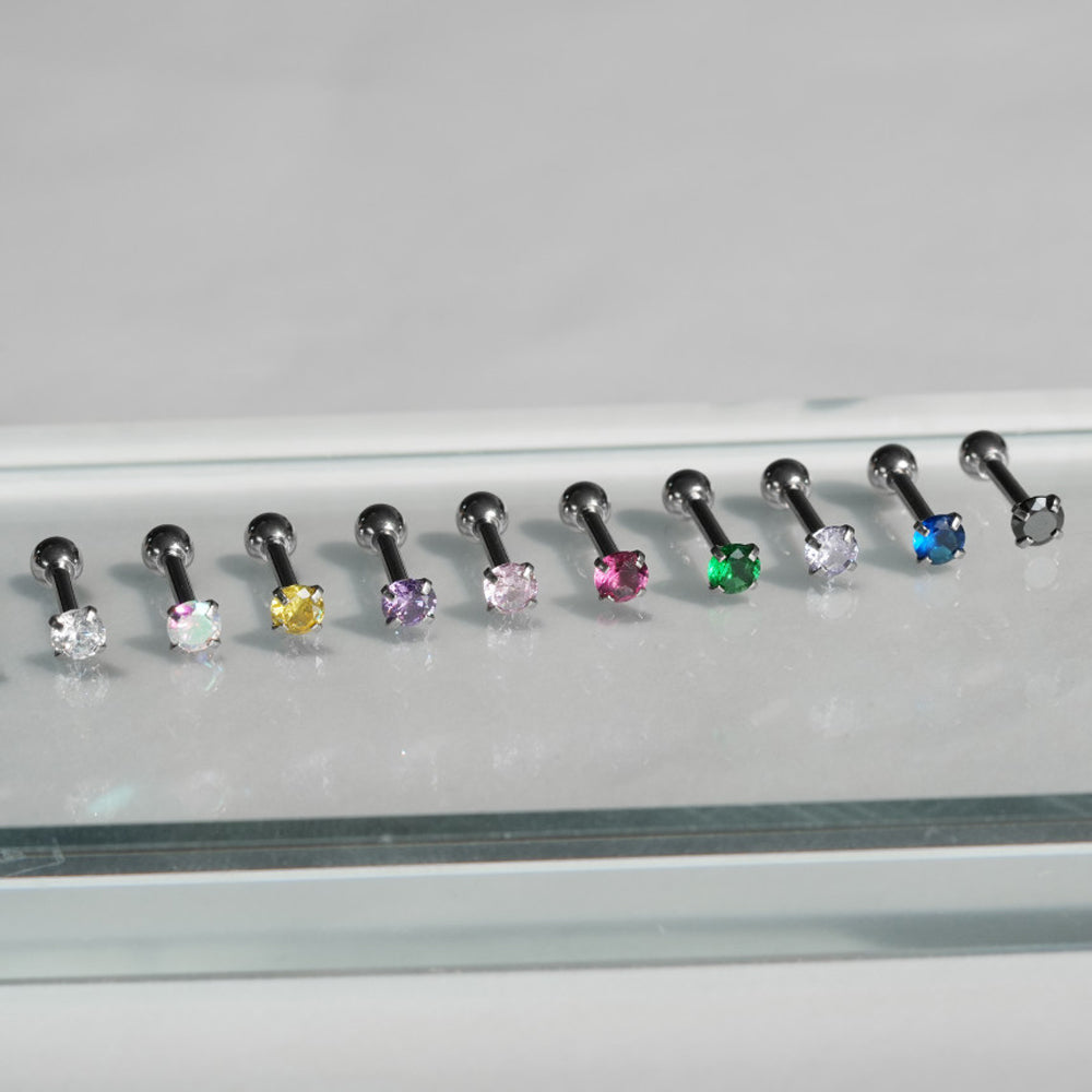 [Surgical] Simple Cubic Butterfly (4 Types) 16G/14G Body Piercing Collection Back Piercing Cartilage Piercing 