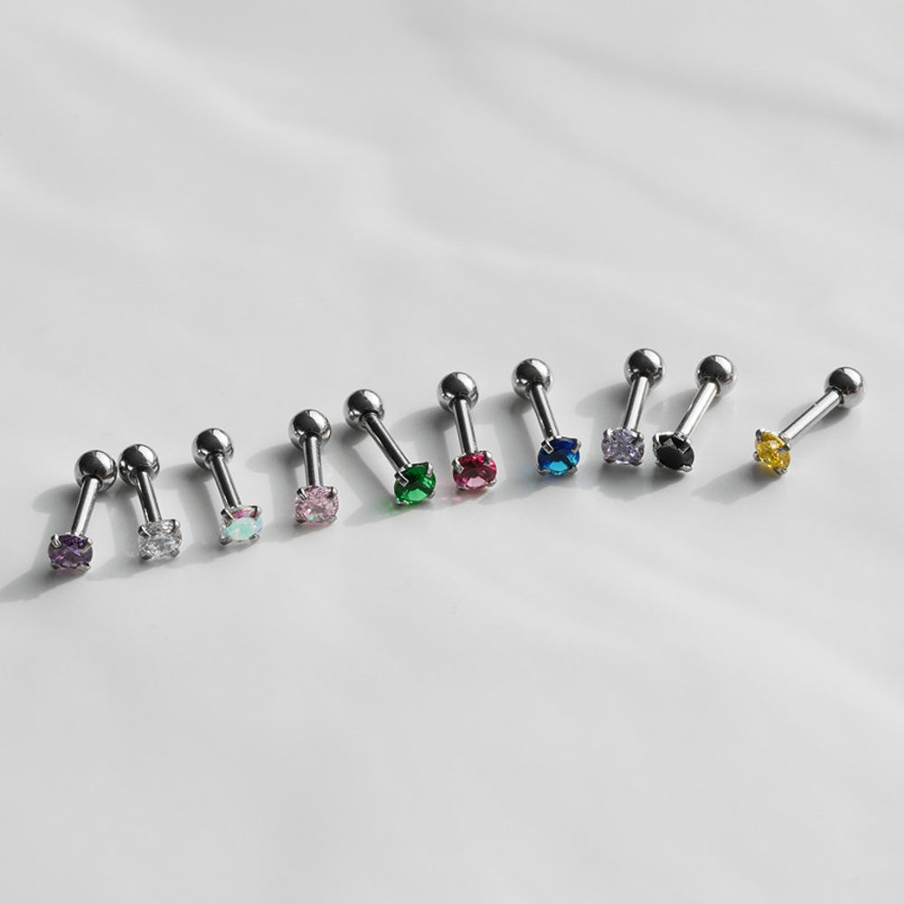 [Surgical] Simple Cubic Butterfly (4 Types) 16G/14G Body Piercing Collection Back Piercing Cartilage Piercing 