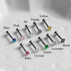 [Surgical] Simple Cubic Butterfly (4 Types) 16G/14G Body Piercing Collection Back Piercing Cartilage Piercing 