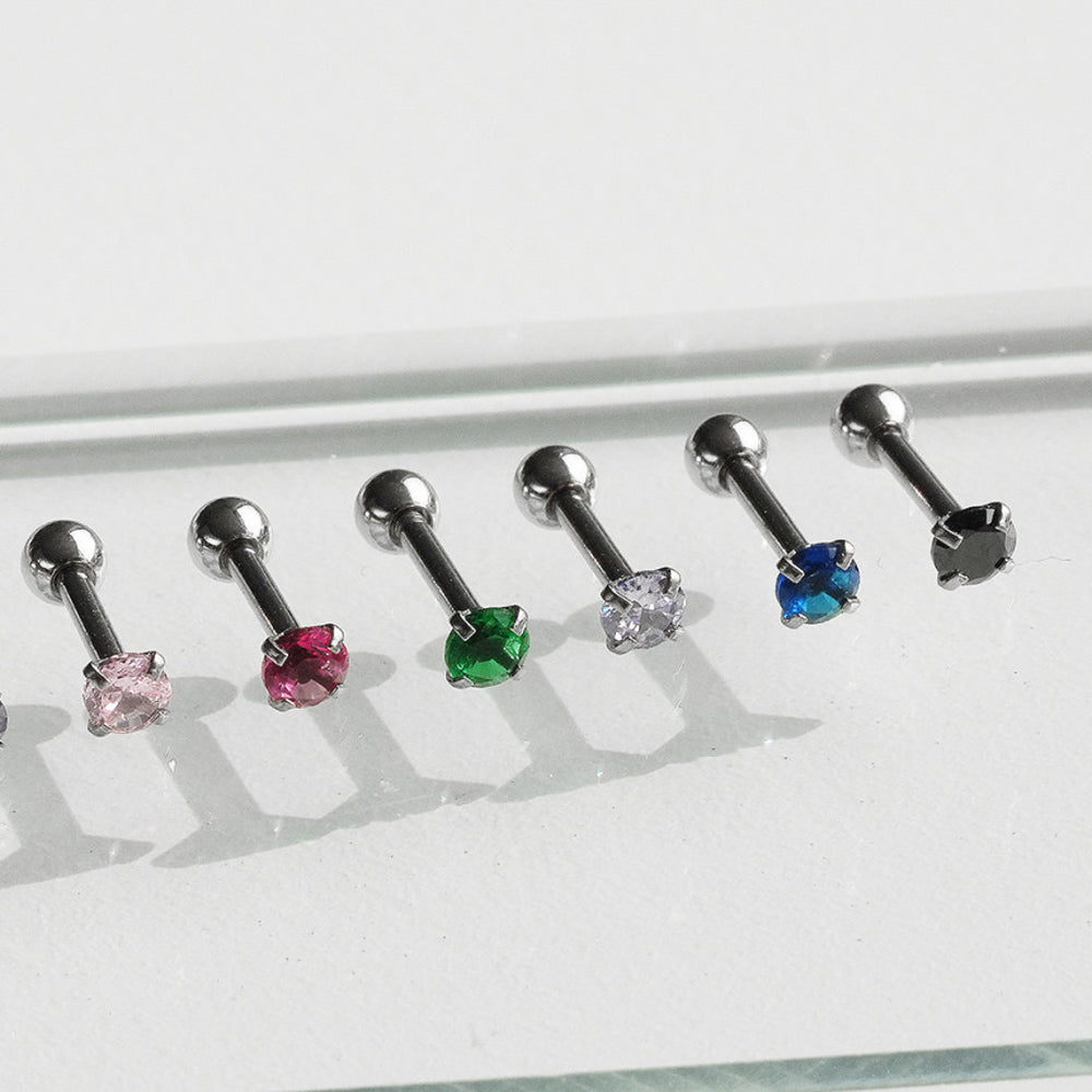 [Surgical] Simple Cubic Butterfly (4 Types) 16G/14G Body Piercing Collection Back Piercing Cartilage Piercing 