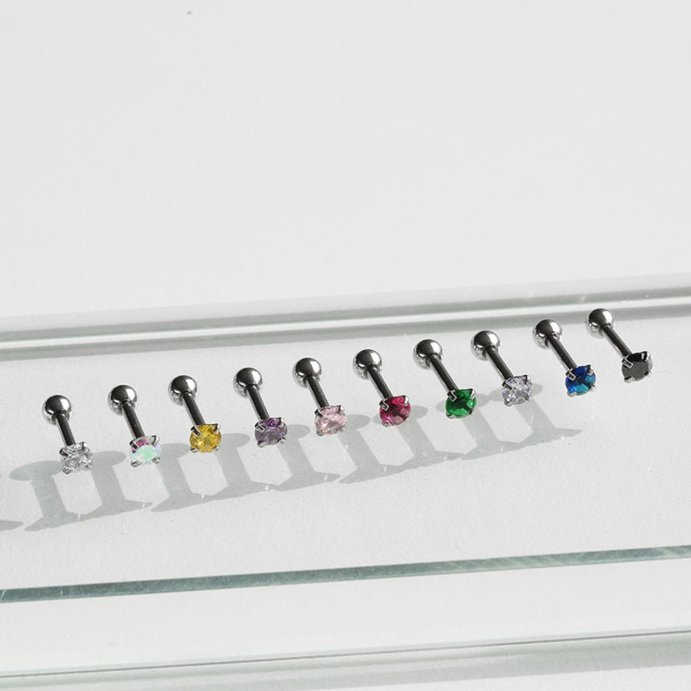 [Surgical] Simple Cubic Butterfly (4 Types) 16G/14G Body Piercing Collection Back Piercing Cartilage Piercing 