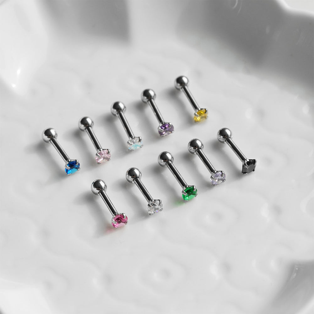 [Surgical] Simple Cubic Butterfly (4 Types) 16G/14G Body Piercing Collection Back Piercing Cartilage Piercing 