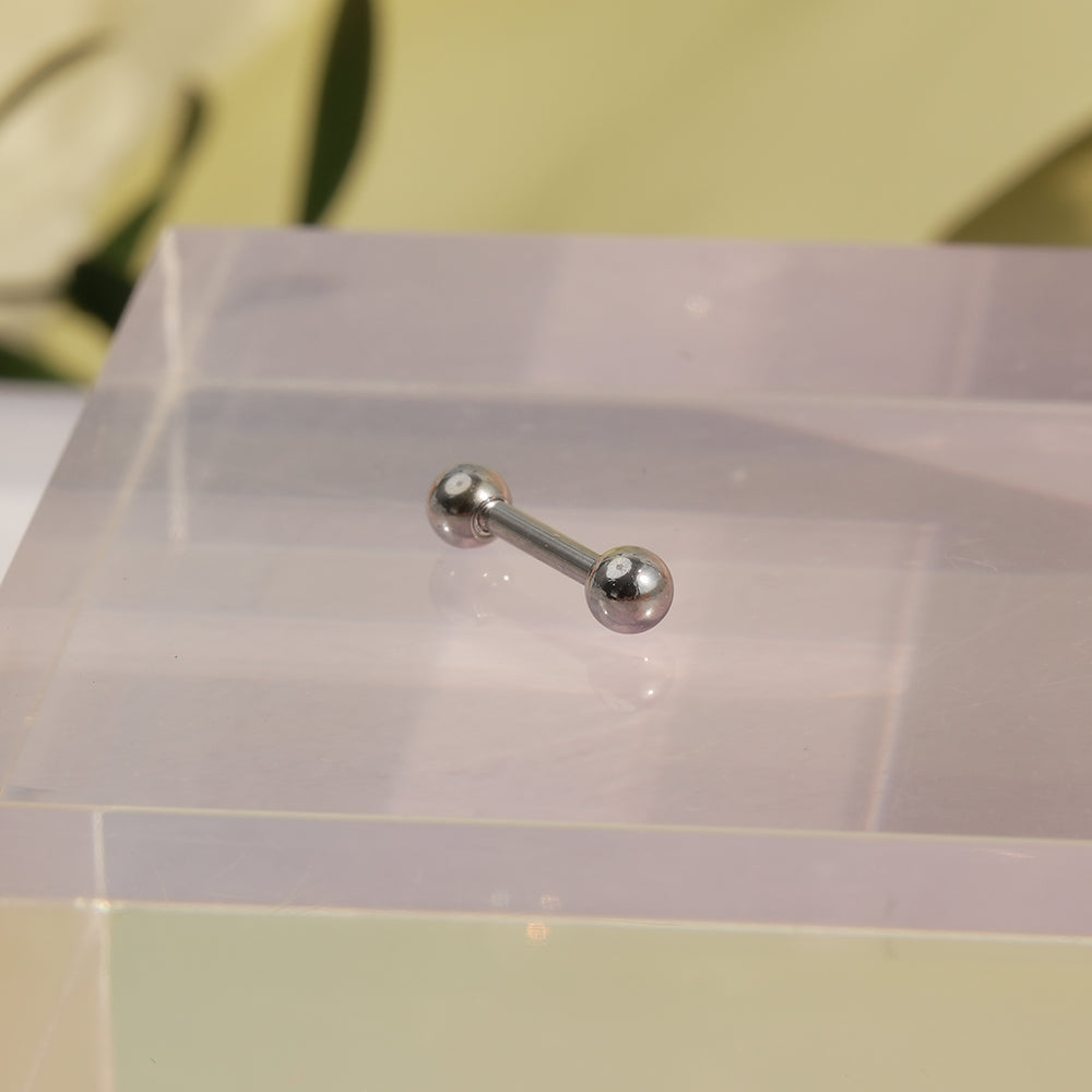 [6個セット][サージカル]ブラックスター ポイントピアス 軟骨ピアス 韓国 重ね付け ポイントピアス