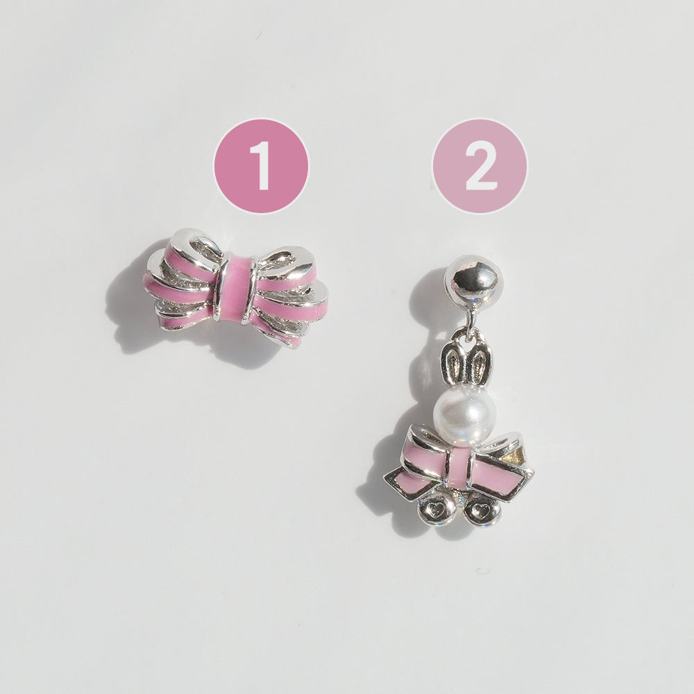 [Surgical] Simple Cubic Butterfly (4 Types) 16G/14G Body Piercing Collection เจาะหลัง เจาะกระดูกอ่อน 