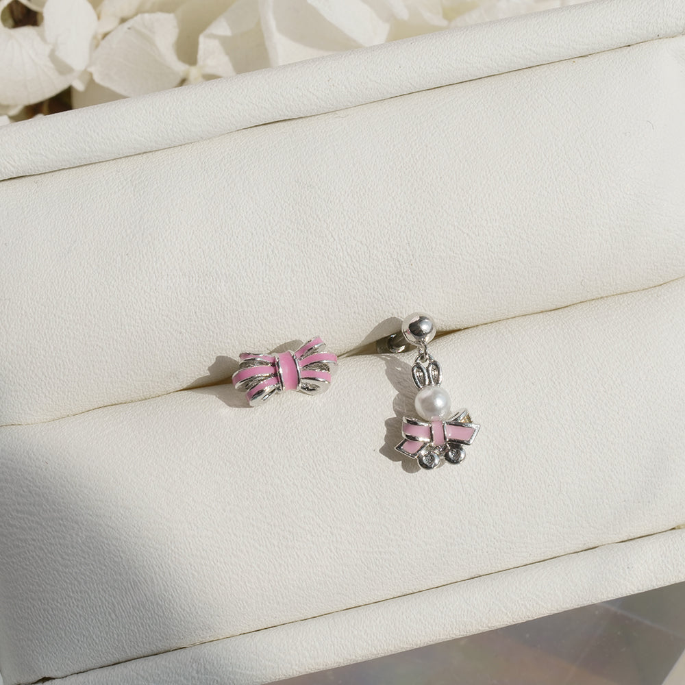 [Surgical] Simple Cubic Butterfly (4 Types) 16G/14G Body Piercing Collection เจาะหลัง เจาะกระดูกอ่อน 