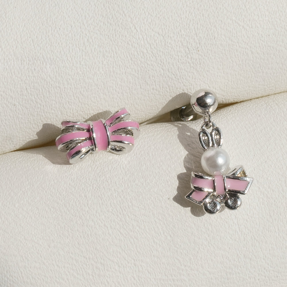 [Surgical] Simple Cubic Butterfly (4 Types) 16G/14G Body Piercing Collection เจาะหลัง เจาะกระดูกอ่อน 