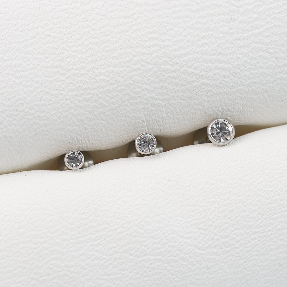 [Surgical] Simple Cubic Butterfly (4 Types) 16G/14G Body Piercing Collection Back Piercing Cartilage Piercing 