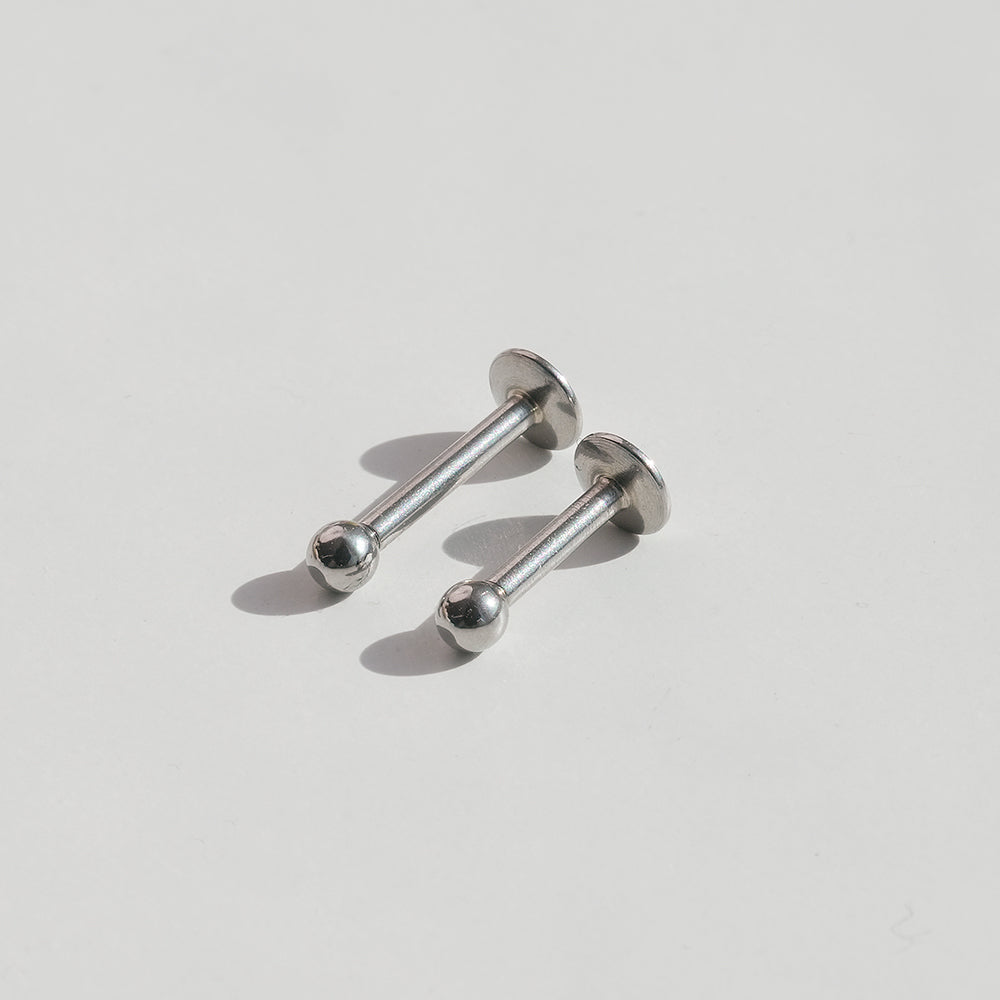 [Surgical] Simple Cubic Butterfly (4 Types) 16G/14G Body Piercing Collection Back Piercing Cartilage Piercing 