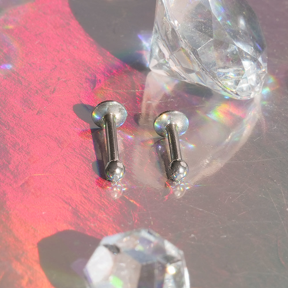 [Surgical] Simple Cubic Butterfly (4 Types) 16G/14G Body Piercing Collection Back Piercing Cartilage Piercing 