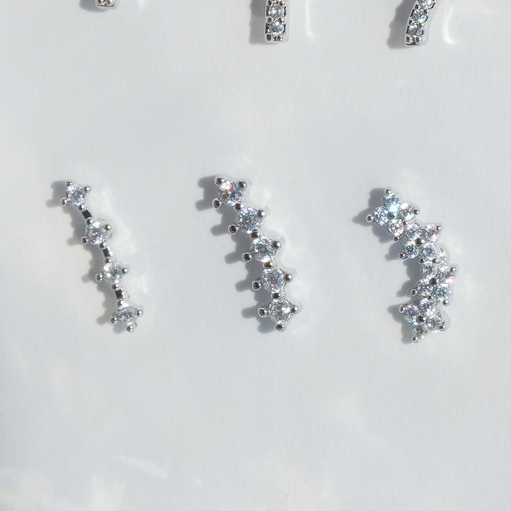 [Surgical] Simple Cubic Butterfly (4 Types) 16G/14G Body Piercing Collection Back Piercing Cartilage Piercing 