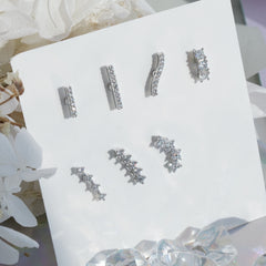[Surgical] Simple Cubic Butterfly (4 Types) 16G/14G Body Piercing Collection Back Piercing Cartilage Piercing 