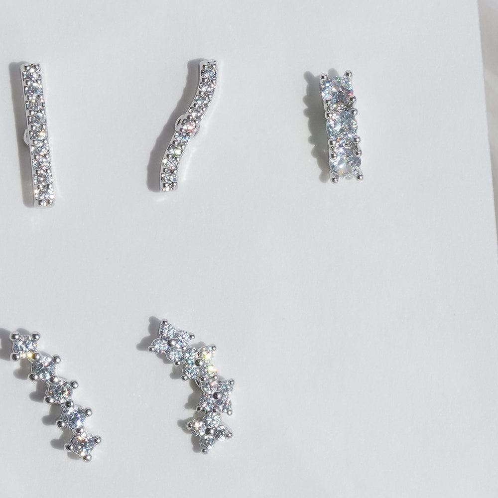 [Surgical] Simple Cubic Butterfly (4 Types) 16G/14G Body Piercing Collection Back Piercing Cartilage Piercing 
