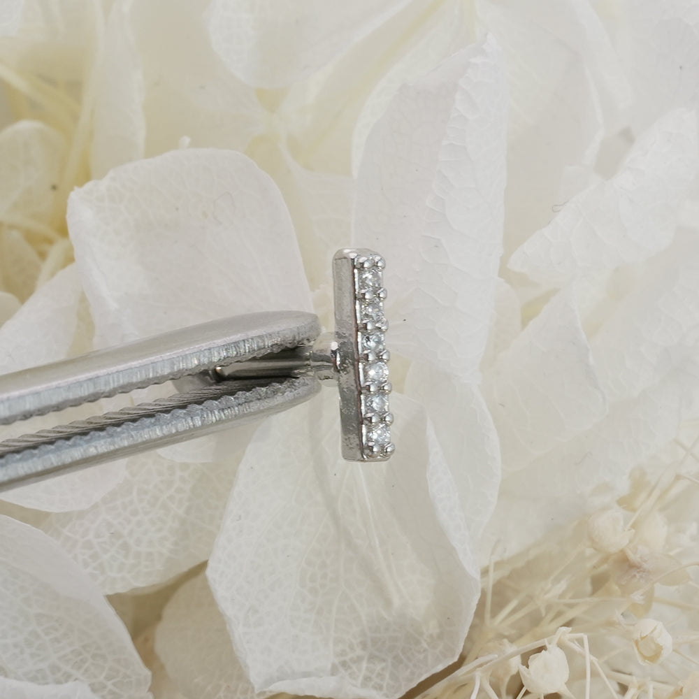 [Surgical] Simple Cubic Butterfly (4 Types) 16G/14G Body Piercing Collection Back Piercing Cartilage Piercing 