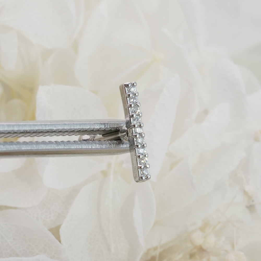 [Surgical] Simple Cubic Butterfly (4 Types) 16G/14G Body Piercing Collection Back Piercing Cartilage Piercing 