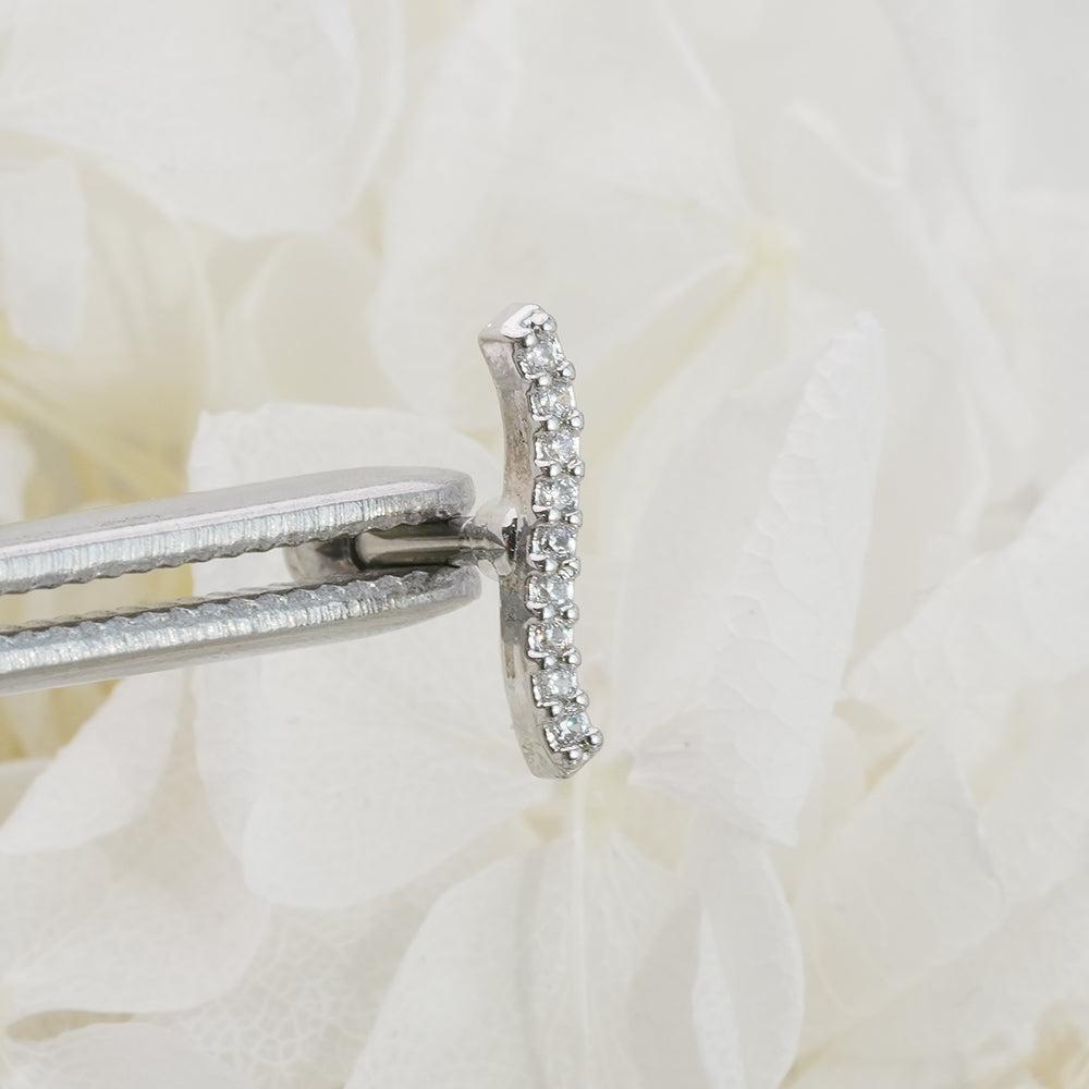 [Surgical] Simple Cubic Butterfly (4 Types) 16G/14G Body Piercing Collection Back Piercing Cartilage Piercing 