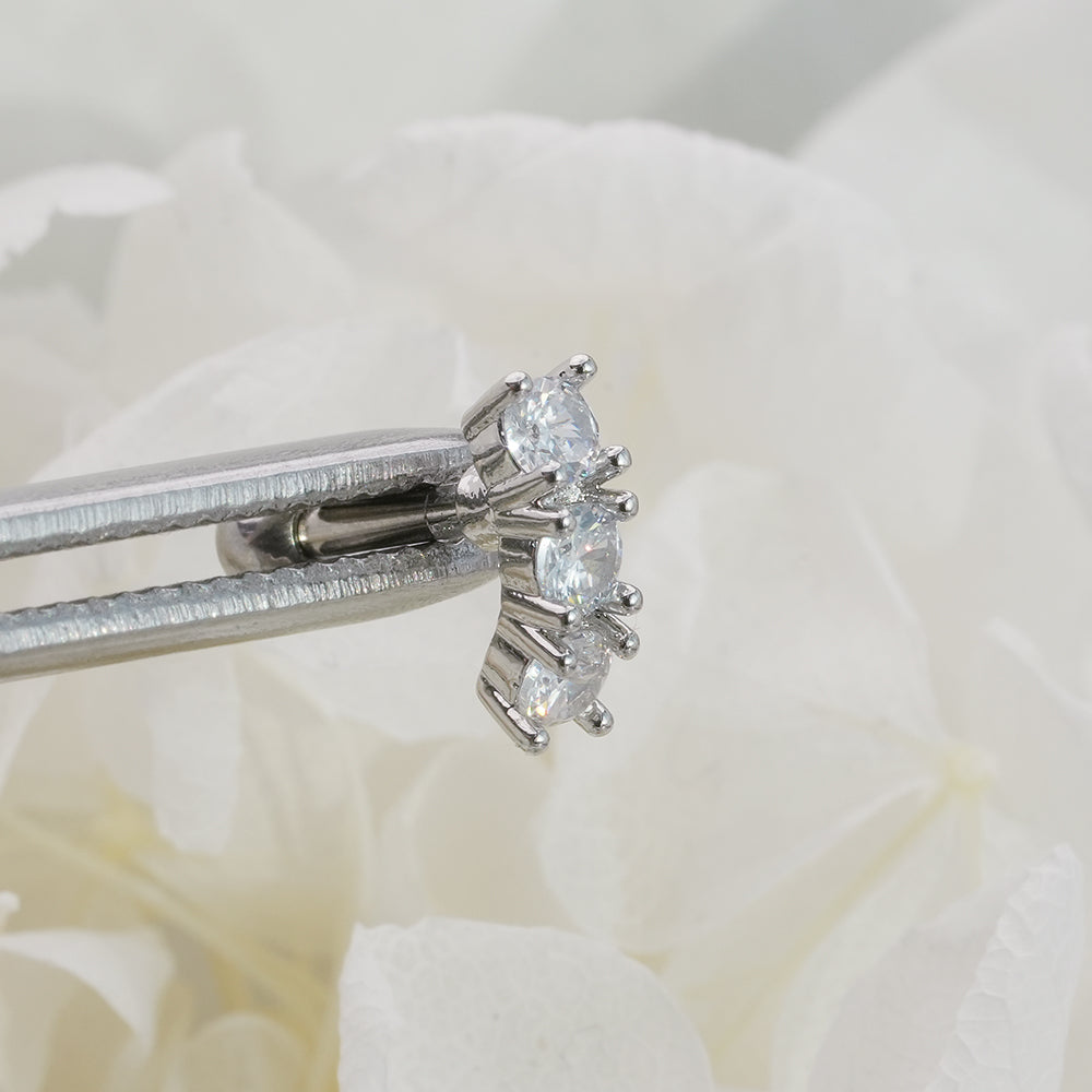 [Surgical] Simple Cubic Butterfly (4 Types) 16G/14G Body Piercing Collection Back Piercing Cartilage Piercing 