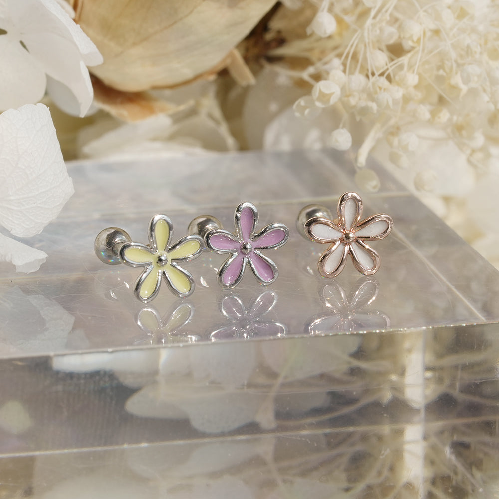 [Surgical] Simple Cubic Butterfly (4 Types) 16G/14G Body Piercing Collection Back Piercing Cartilage Piercing 
