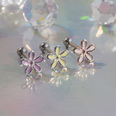 [Surgical] Simple Cubic Butterfly (4 Types) 16G/14G Body Piercing Collection Back Piercing Cartilage Piercing 
