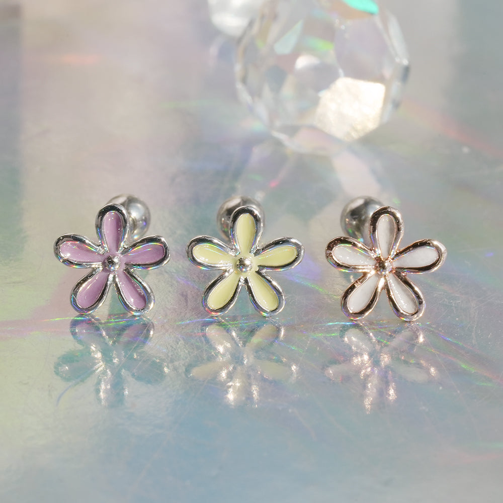 [Surgical] Simple Cubic Butterfly (4 Types) 16G/14G Body Piercing Collection Back Piercing Cartilage Piercing 
