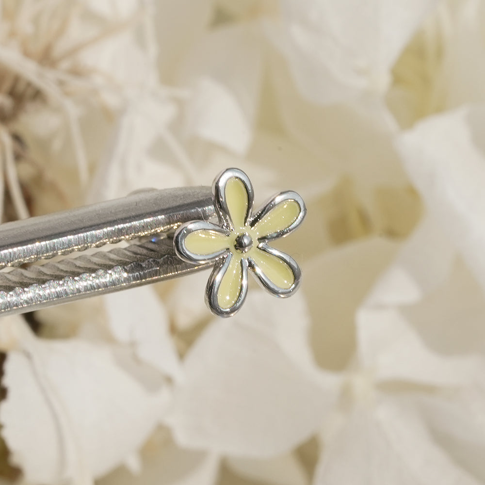 [Surgical] Simple Cubic Butterfly (4 Types) 16G/14G Body Piercing Collection Back Piercing Cartilage Piercing 