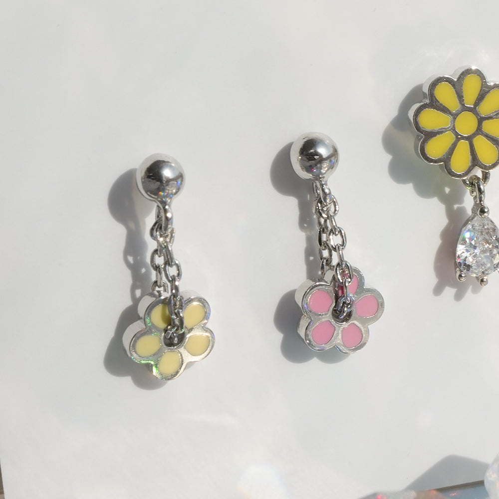 [Surgical] Simple Cubic Butterfly (4 Types) 16G/14G Body Piercing Collection Back Piercing Cartilage Piercing 