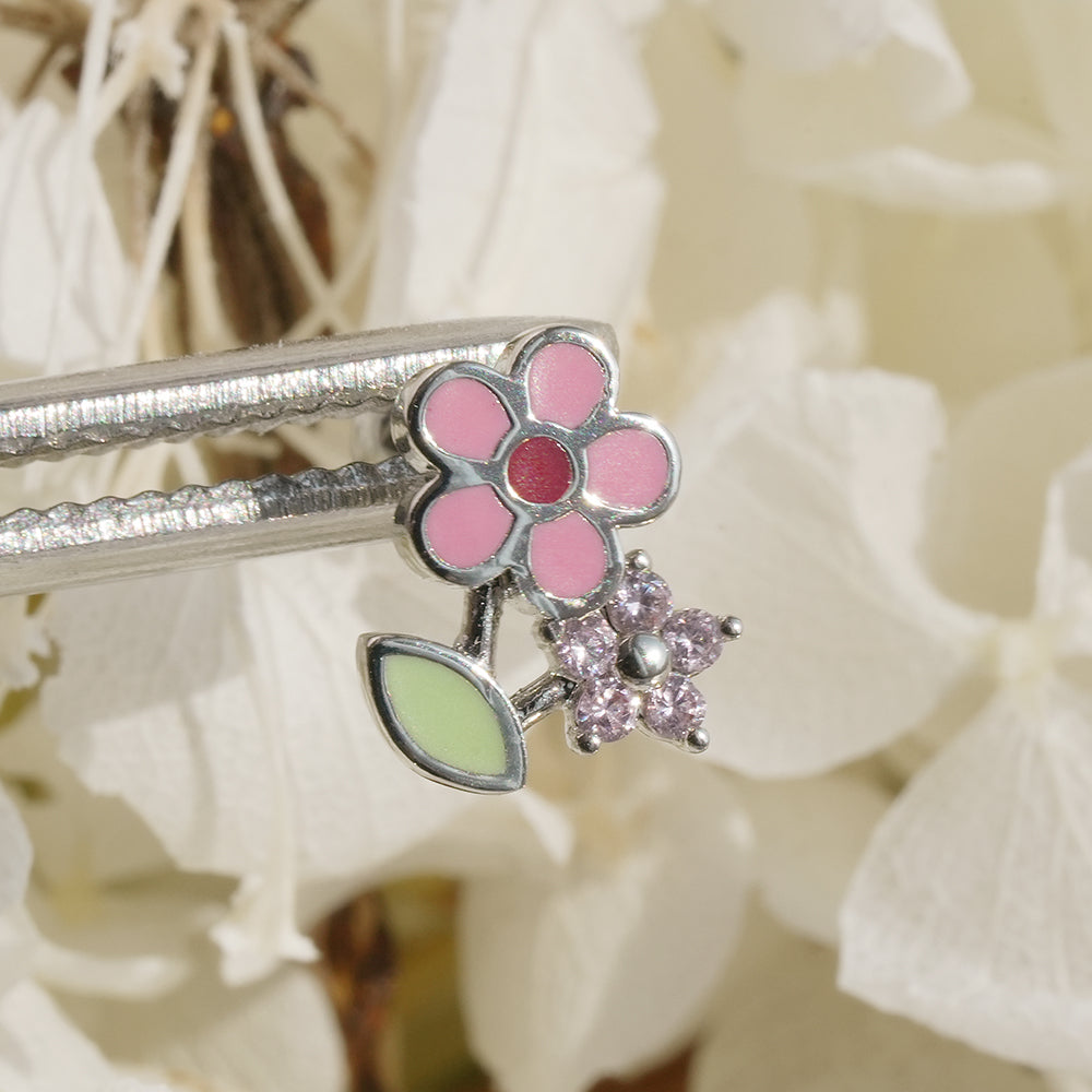 [Surgical] Simple Cubic Butterfly (4 Types) 16G/14G Body Piercing Collection Back Piercing Cartilage Piercing 