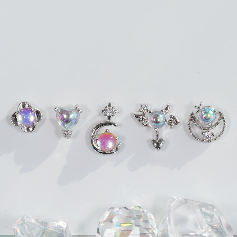 [Surgical] Simple Cubic Butterfly (4 Types) 16G/14G Body Piercing Collection เจาะหลัง เจาะกระดูกอ่อน 