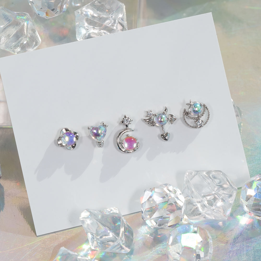 [Surgical] Simple Cubic Butterfly (4 Types) 16G/14G Body Piercing Collection เจาะหลัง เจาะกระดูกอ่อน 