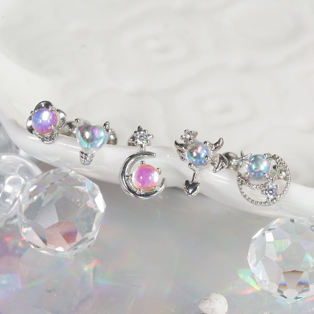 [Surgical] Simple Cubic Butterfly (4 Types) 16G/14G Body Piercing Collection เจาะหลัง เจาะกระดูกอ่อน 