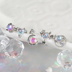 [Surgical] Simple Cubic Butterfly (4 Types) 16G/14G Body Piercing Collection เจาะหลัง เจาะกระดูกอ่อน 