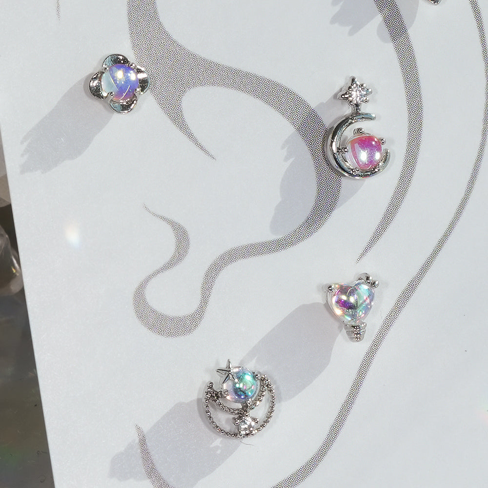 [Surgical] Simple Cubic Butterfly (4 Types) 16G/14G Body Piercing Collection เจาะหลัง เจาะกระดูกอ่อน 